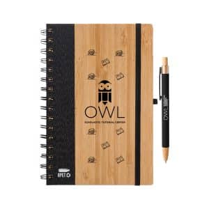 Branded Promotional Pacifica Notebook & Serenity Pen Set