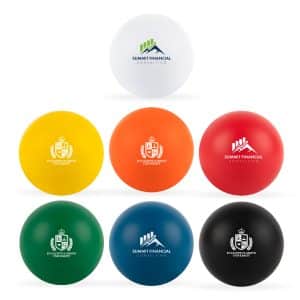 Branded Promotional Round Stress Balls