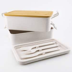Branded Promotional Sturdee Dual-Compartment Lunch Box