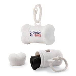 Branded Promotional Bone Dog Waste Bag Dispenser