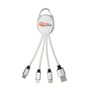 Branded Promotional Boston Charger Cable