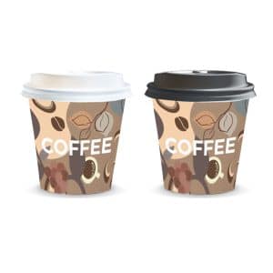 Branded Promotional Kudos Paper Coffee Cup - 180ml