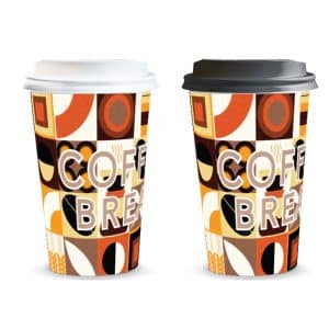 Branded Promotional Kudos Paper Coffee Cup - 350ml