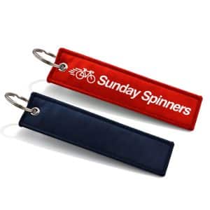Branded Promotional Woven Keytag