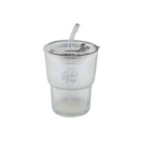 Branded Promotional Puccino Glass Ice Coffee Cup