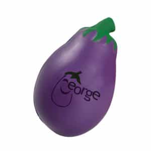 Branded Promotional Stress Eggplant