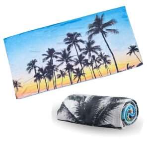 Branded Promotional 400G Waffle Fabric Sand Free Beach Towel