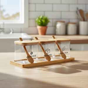 Branded Promotional Kitchen Condiments Jars