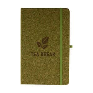 Branded Promotional Mandras Tea Grounds Notebook