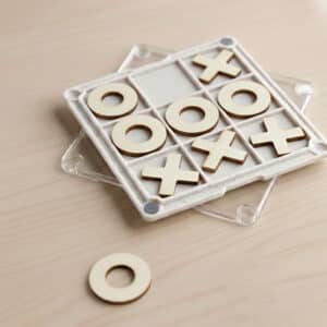 Branded Promotional Tic Tac Toe Board Game Coaster