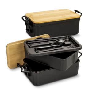 Branded Promotional Luncheon Expandable Lunch Box