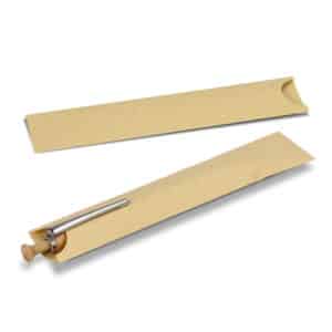 Branded Promotional Kraft Paper Pen Sleeve