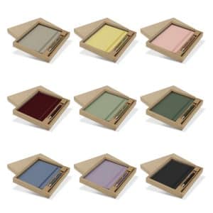 Branded Promotional Omega Fashion Notebook And Pen Gift Set