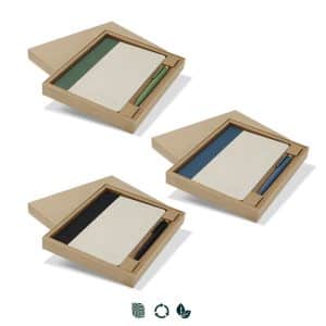 Branded Promotional Paulo Notebook And Pen Gift Set