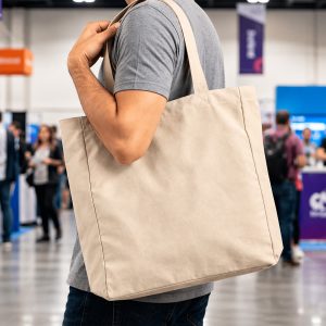 Branded Promotional 450gsm Victorian Canvas Tote Bag