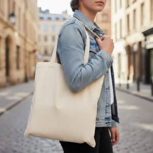 Branded Promotional 440gsm Kensington Recycled Cotton Tote Bag
