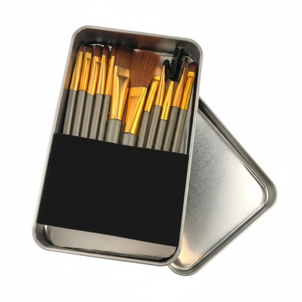 12-Piece Brush With Metal Box Set - Image 4
