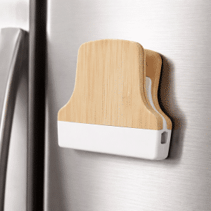 Branded Promotional Bamboo Fridge Magnet Clip
