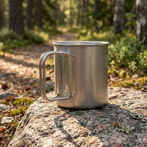 Branded Promotional Bush Imitation Titanium Cup