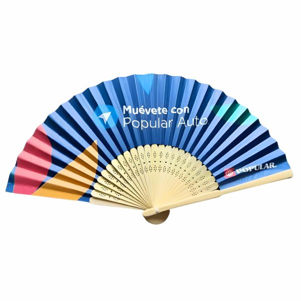 Bamboo Paper Hand Fan - Image 5