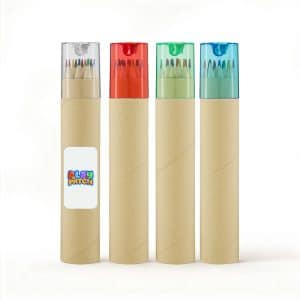 Branded Promotional Colouroo Long Pencils In Tube