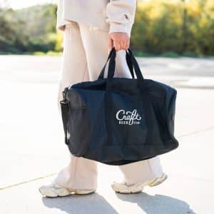Branded Promotional Dusty RPET Duffle Bag