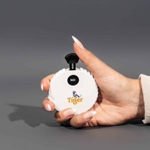 Branded Promotional Yes, No, Maybe Spinner With Bottle Opener