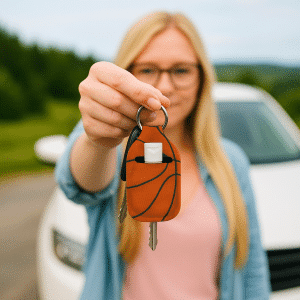 Branded Promotional Neoprene Keychain (5.5 X 10cm)
