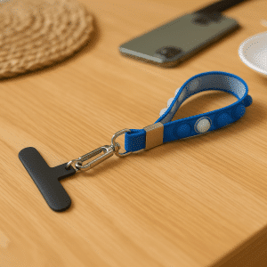 Branded Promotional Popper Phone Tether Wristlet