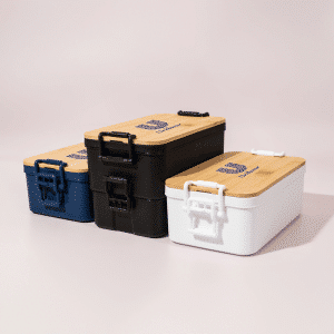 Branded Promotional Double Stack RPP Lunch Box