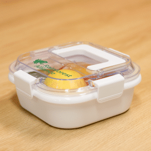 Branded Promotional Pac-Man Lunch Box With Handle