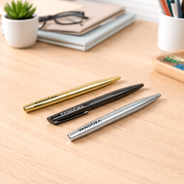 Branded Promotional The Rhi Metal Ball Pen