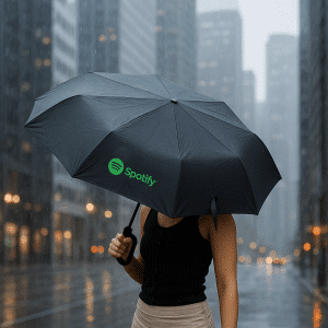 Branded Promotional The Ombra Foldable Umbrella