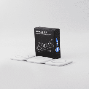 Branded Promotional Matrix 3-in-1 MagSafe Wireless Charger