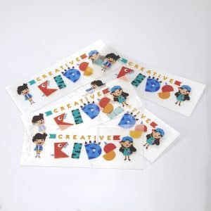 Branded Promotional Prism Print - 90 X 25mm Sticker