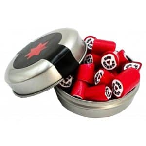 Branded Promotional Candle Tin with Rock Candy 40g