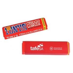 Branded Promotional Tony's Chocolonely 50g with Sleeve