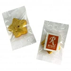 Branded Promotional Shortbread Star Biscuit