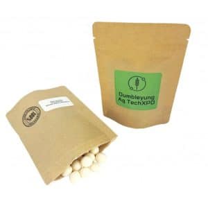 Branded Promotional Compostable Bag with Chewy Mints 50g