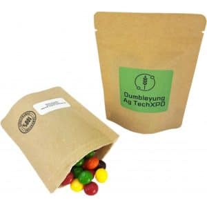 Branded Promotional Compostable Bag with Skittles 50g