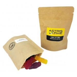 Branded Promotional Compostable Bag with Jelly Babies 50g