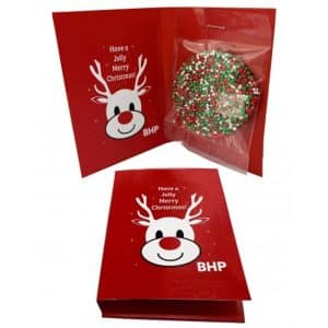 Branded Promotional Gift Card with Christmas Freckle 20g