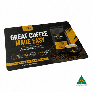 Branded Promotional Deluxe Counter Mat A4 (297mm X 210mm) 3mm Rubber Sponge