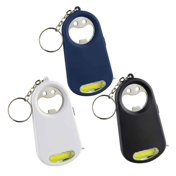 Smily Torch Tape Bottle Opener Key Ring - Image 3