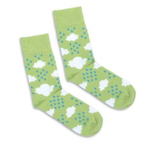 Branded Promotional Pixel Knitted Business Socks