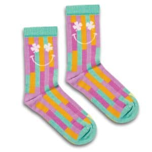 Branded Promotional Pixel Knitted Bamboo Socks