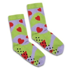Branded Promotional Pixel Knitted Bamboo Grip Socks