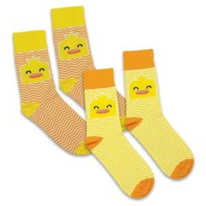 Branded Promotional Pixel Knitted Business Socks - Set Of 2