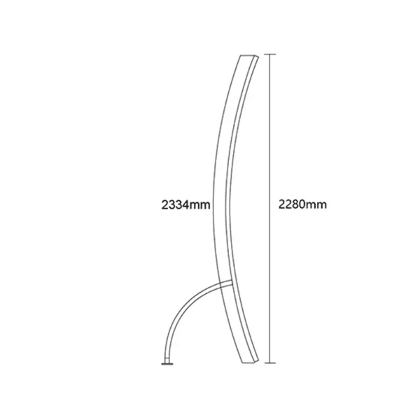 U-Shaped Fabric Tube Display - Image 7